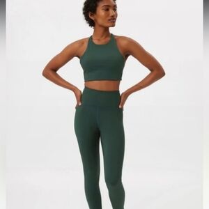 NWT Girlfriend Collective Moss Compressive High-Rise Leggings